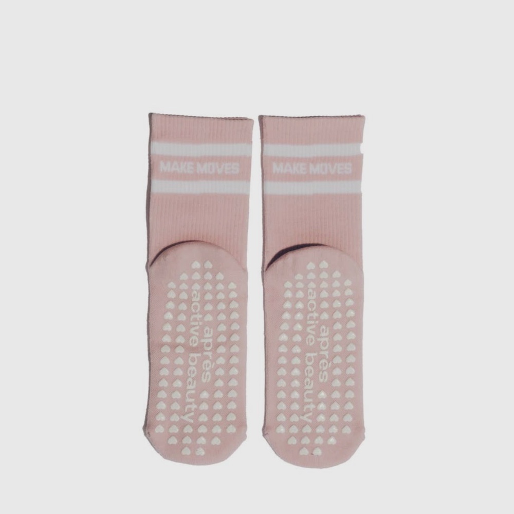 PINK Reformation Pilates Socks  - Apres Beauty Socks